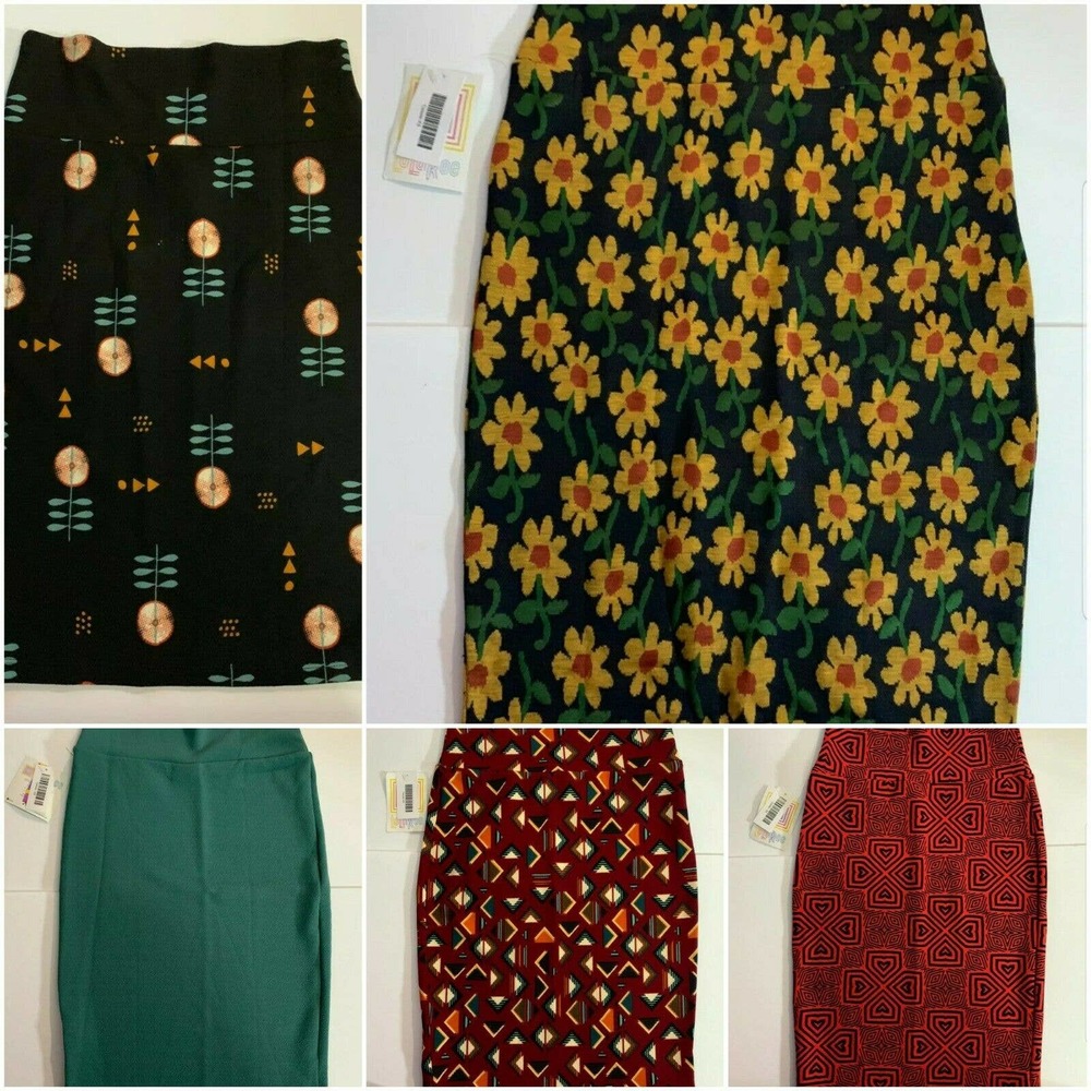 Lularoe Lot NWT Cassie Skirts 5 count Size XSmall